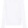 Alexander Wang Floating Ottoman Knit Top in White - Lyst