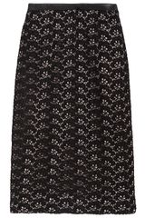 Diane Von Furstenberg Stevie Acorn Lace Novel Skirt