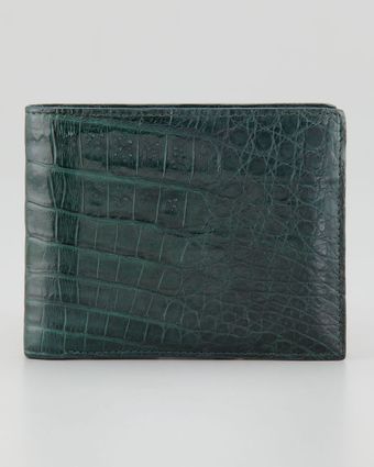 Santiago Gonzalez Crocodile Wallet - Lyst