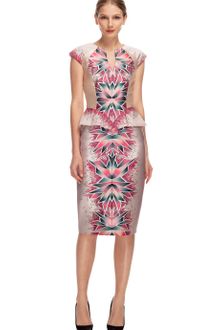 Bibhu Mohapatra Coral Morph Print Day Dress - Lyst