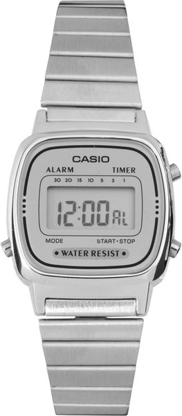 Casio Silver Mini Digital Watch - Lyst