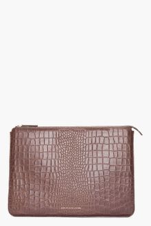Marc By Marc Jacobs  Croc-Embossed Leather Laptop Case - Lyst
