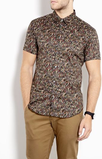 Marc By Marc Jacobs  Camo Short Sleeve Shirt - Lyst
