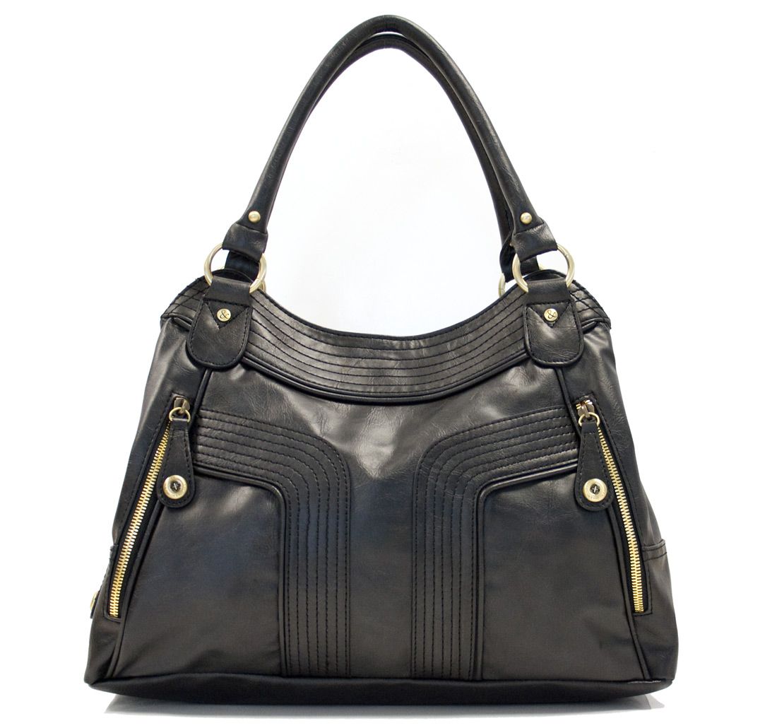 Ollie & Nic Large Shoulder Tote Bag in Black Lyst