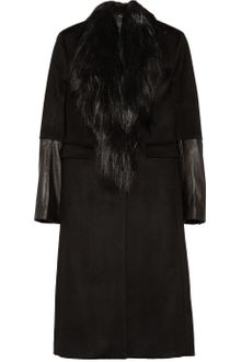 Rag & Bone Scalpel Shearlingtrimmed Wool Coat - Lyst