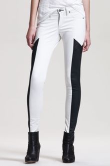 Rag & Bone Grand Prix Paneled Leggings Winter White - Lyst