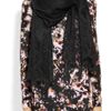 Valentino Embellished Lacetrimmed Cashmere Scarf in Black - Lyst