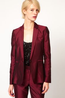 Asos Premium Blazer in Soft Shine - Lyst