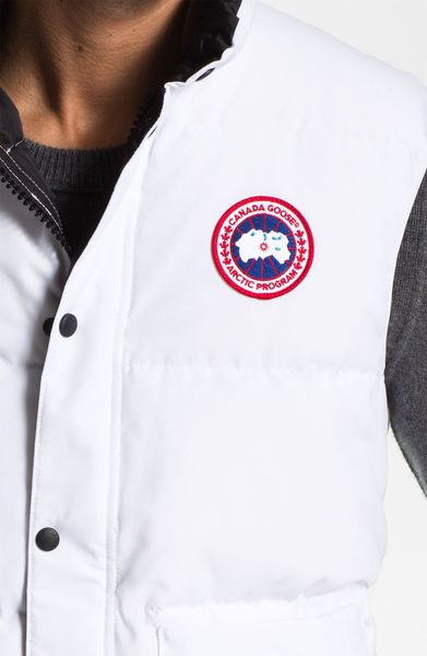 Canada Goose Freestyle Vest in White for Men | Lyst