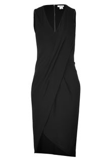Helmut Lang Black Helix Jersey Dress - Lyst