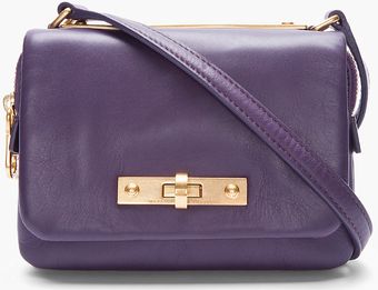 Marc By Marc Jacobs Purple Leather Mini Bag - Lyst