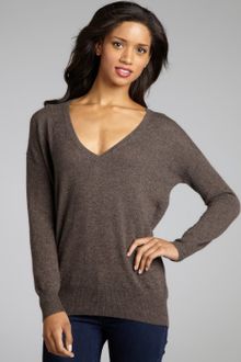 Autumn Cashmere Cashmere V-Neck Boyfriend Sweater - Lyst