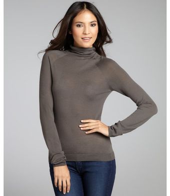 Bottega Veneta Shadow Wool Turtleneck Top - Lyst