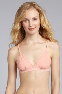 Cosabella Guava Cotton Blend Giulietta Lace Trim Bra - Lyst