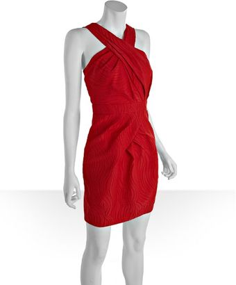 Cynthia Steffe Cherry Tomato Cotton Blend Patrice Swirl Sleeveless Dress - Lyst