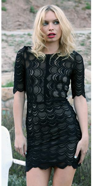 Nightcap Clothing Boatneck Victorian Lace Dress  - Lyst
