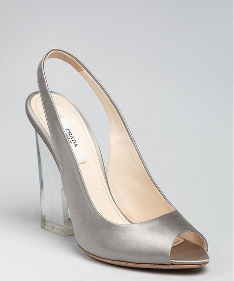 perspex slingback
