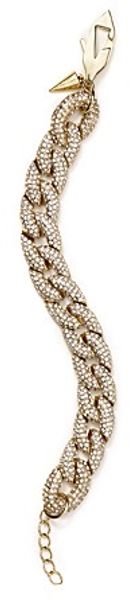 Rebecca Minkoff Pave Chain Link Bracelet - Lyst