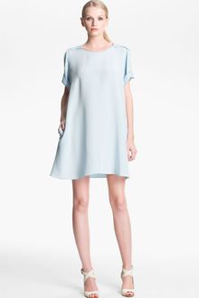 3.1 Phillip Lim Pleated Sleeve Silk Dress - Lyst