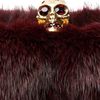 Alexander Mcqueen Classic Skull Box Clutch in Purple (oxblood) - Lyst