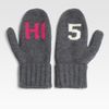 Kate Spade Big Apple Hi 5 Mittens in Gray (grey) - Lyst