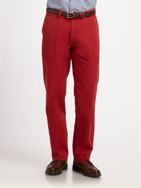 Red Polo Pants