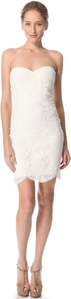 Reem Acra Lace Me Up Mini Dress - Lyst