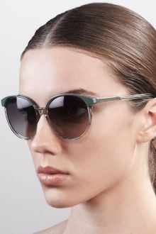 Stella Mccartney Sunglasses Thin Round Plastic Sunglasses  - Lyst