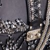 Valentino Crystal Embellished Shoulder Bag in Black - Lyst