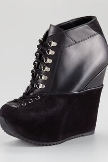 Yves Saint Laurent Ariane Ice Skating Wedge Boot - Lyst