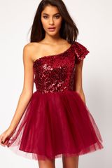 Asos Prom Dress with Sequin One Shoulder