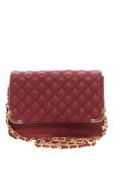 Asos Quilted Metal Corner Across Body Bag