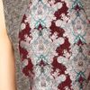Asos Dress with Peplum and Floral Print in Silver (multi) - Lyst