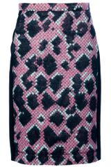 Balenciaga Printed Tweed Skirt
