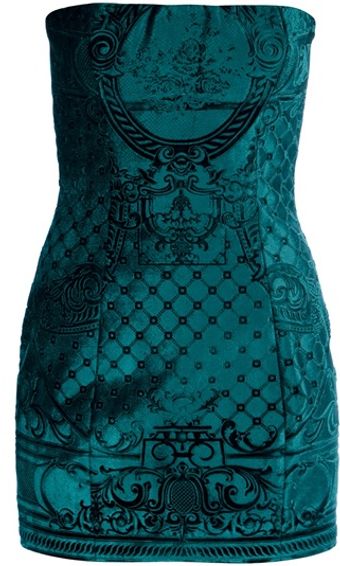 Balmain Velvet Mini Dress - Lyst