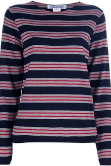 Comme Des Garçons Comme Des Garçons Striped Sweater - Lyst