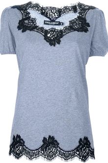 Dolce & Gabbana Lace Collar Top - Lyst