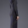 Donna Karan New York Collage Dress in Gray (navy) - Lyst