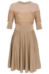 Elie Saab Three-Quarter Sleeved Dress