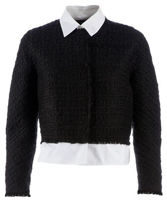 Giambattista Valli Checked Knit Sweater - Lyst