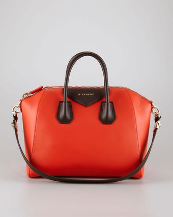 Givenchy Antigona Boston Medium Satchel Bag Redblack - Lyst