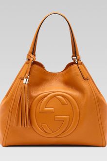 Gucci Soho Leather Shoulder Bag Sunflower - Lyst