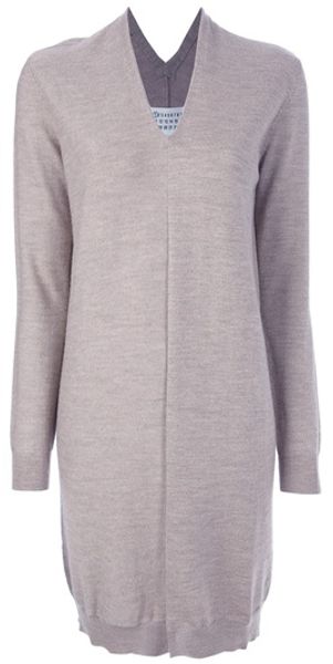 Maison Martin Margiela Sweater Dress - Lyst