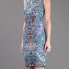 Mcq By Alexander Mcqueen Kaleidoscope Print Dress in Multicolor (blue) - Lyst