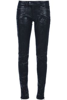 Pierre Balmain Snakeskin Print Jeans - Lyst
