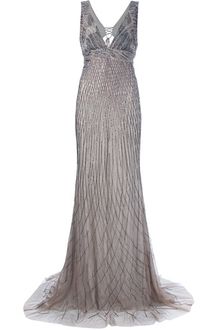 Roberto Cavalli Sequin Maxi Dress - Lyst