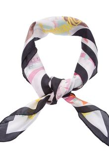 DSquared2 Smoking Girl Printed Scarf - Lyst