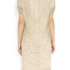 Matthew Williamson Swarovski Crystal Embellished Silk Chiffon Dress in Gold (champagne) - Lyst