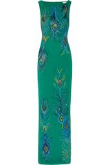 Matthew Williamson Swarovski Crystal-Embellished Silk Georgette Gown