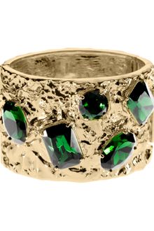 Michael Kors Textured Crystallized Bangle - Lyst
